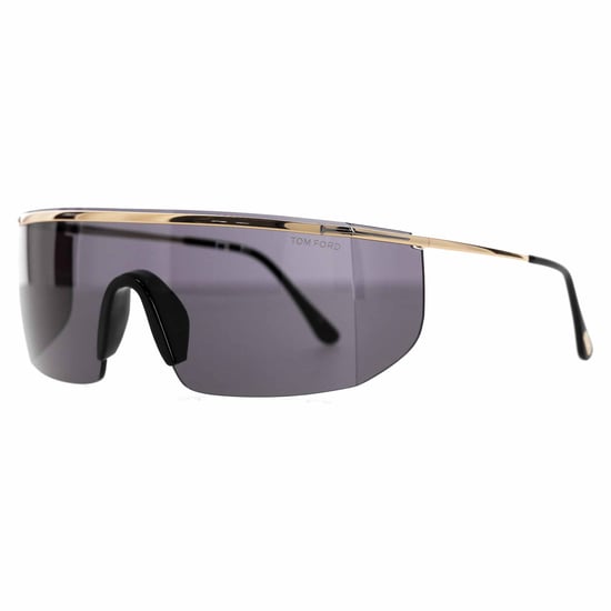 Tom Ford Pavlos Shield Sonnenbrille aus schwarzem Metall - Image 2
