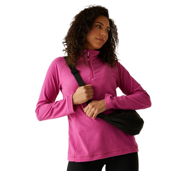 Regatta Great Outdoors Damen Fleece-Top Montes mit 1/4-Reißverschluss (Himbeere) - Image 4