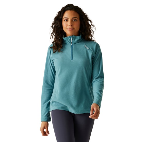 Regatta Great Outdoors Damen Fleece-Top Montes mit 1/4-Reißverschluss (Blaugrau) - Image 4