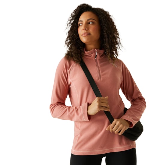 Regatta Great Outdoors Damen Fleece-Top Montes mit 1/4-Reißverschluss (Graurosa) - Image 4