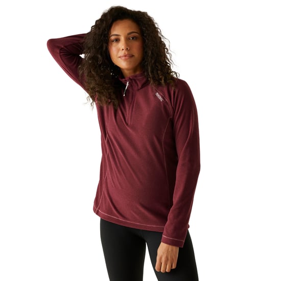 Regatta Great Outdoors Damen Fleece-Top Montes mit 1/4-Reißverschluss (Dunkel-Orange) - Image 4