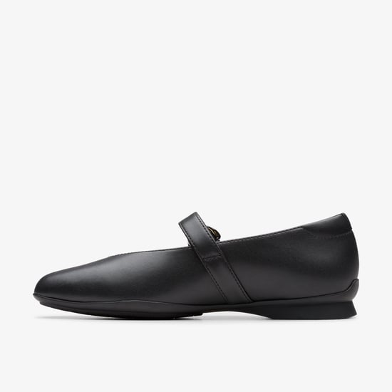Jazmynn Iris schwarze Leder Schuhe - Image 2