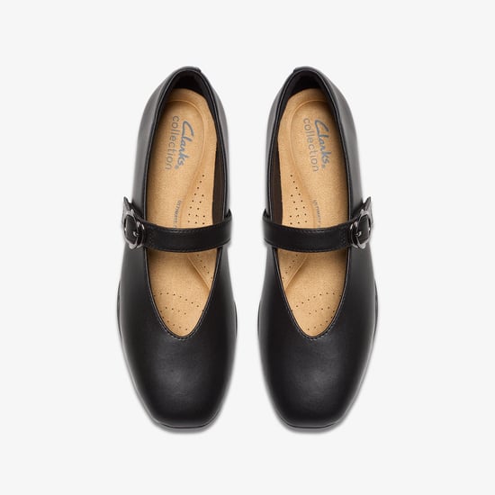 Jazmynn Iris schwarze Leder Schuhe - Image 6