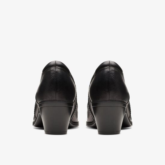 Emily2 Cove Schwarze Leder Schuhe - Image 5