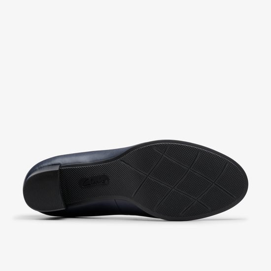 Bayla Carly Navy Leder Schuhe - Image 3