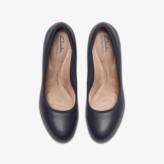 Bayla Carly Navy Leder Schuhe - Image 6