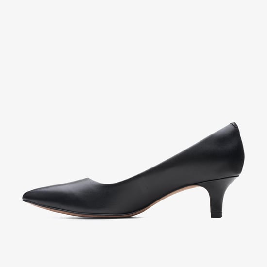 Shondrah Jade schwarze Leder Schuhe - Image 2