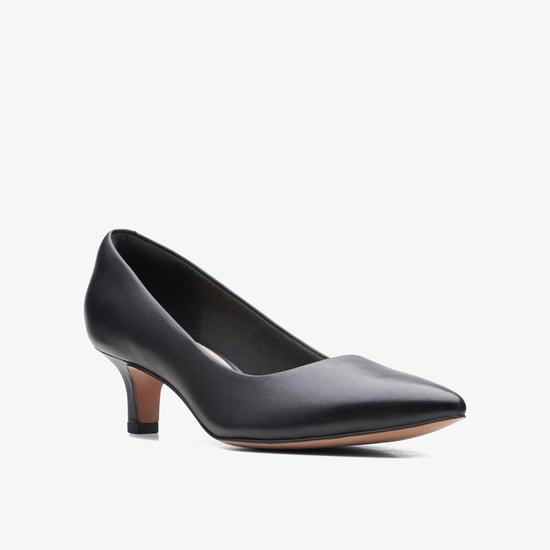 Shondrah Jade schwarze Leder Schuhe - Image 3