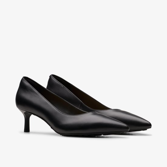 Adela Court Schwarze Leder Schuhe - Image 5