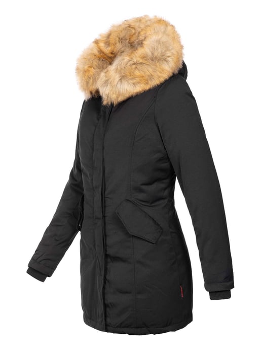 Marikoo Damen Winter Parka Karmaa mit abnehmbarem Kunstfellkragen - Image 6