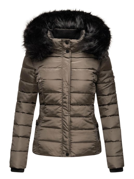 Navahoo Damen Winterjacke Miamor – Warm Gefüttert Mit Abnehmbarer Kapuze & Kunstfellkragen - Image 2