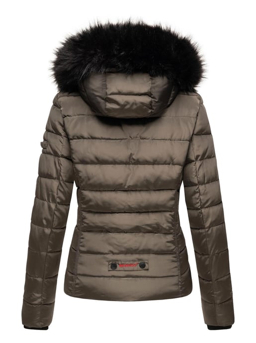 Navahoo Damen Winterjacke Miamor – Warm Gefüttert Mit Abnehmbarer Kapuze & Kunstfellkragen - Image 4