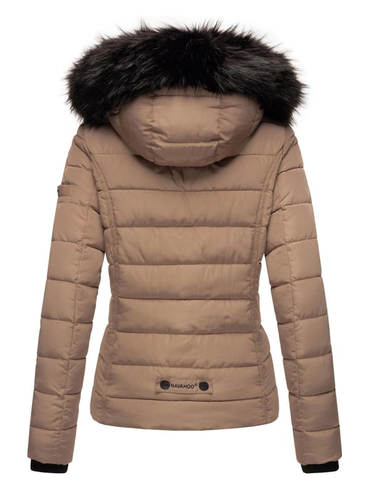 Navahoo Damen Winterjacke Miamor – Warm Gefüttert Mit Abnehmbarer Kapuze & Kunstfellkragen - Image 5