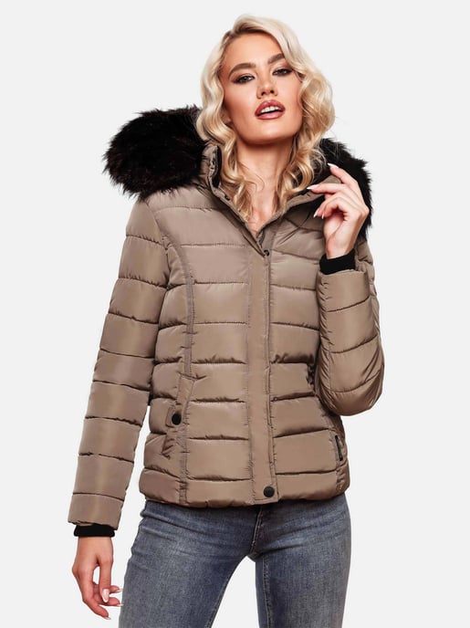 Navahoo Damen Winterjacke Miamor – Warm Gefüttert Mit Abnehmbarer Kapuze & Kunstfellkragen - Image 6