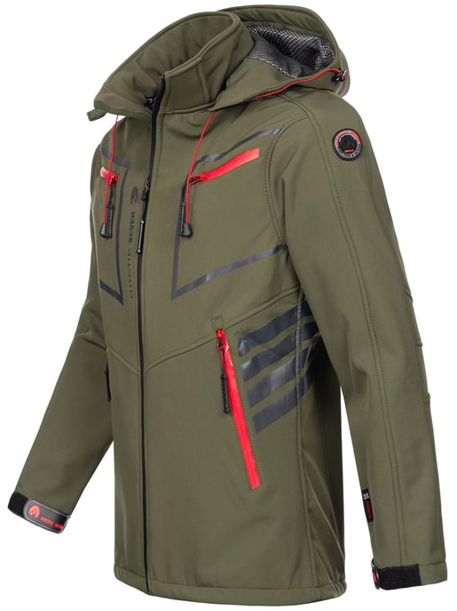 Arctic Seven Herren Softshell Jacke Olive - Image 2