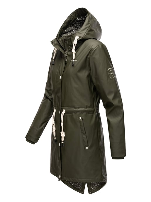 Navahoo Damen Regenjacke Flower of Ocean – Stylisch & Wasserdicht - Image 3