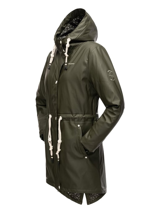 Navahoo Damen Regenjacke Flower of Ocean – Stylisch & Wasserdicht - Image 4