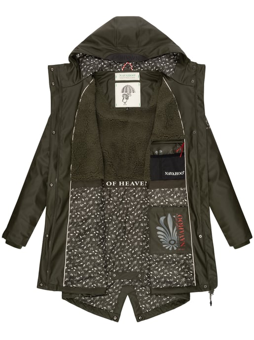 Navahoo Damen Regenjacke Flower of Ocean – Stylisch & Wasserdicht - Image 6