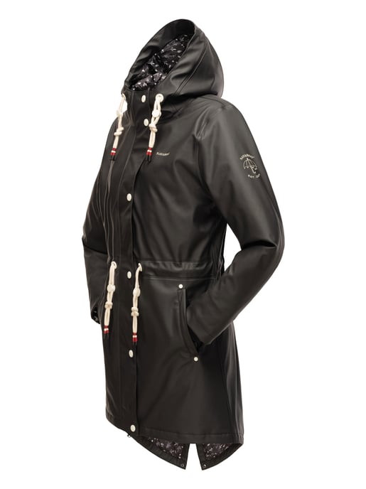 Navahoo Damen Regenjacke Flower of Ocean – Stylisch & Wasserdicht - Image 4