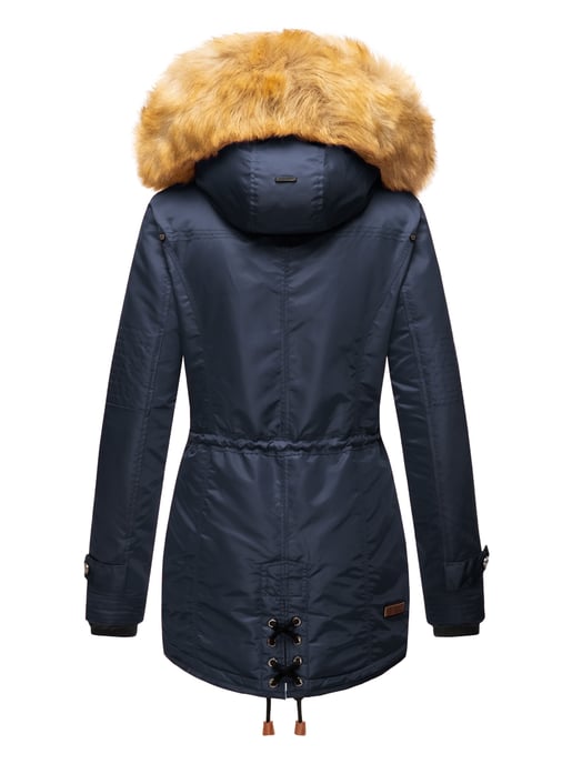 Navahoo Damen Winterjacke B399 – Warm, Wasserabweisend & Mit Abnehmbarem Kunstfellkragen - Image 4