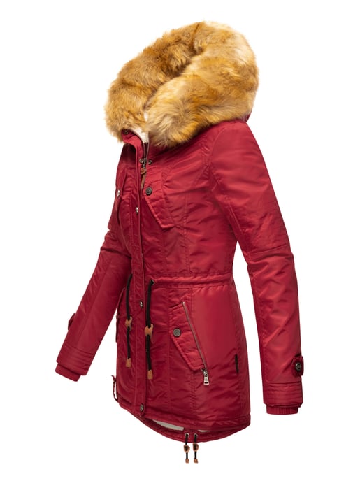 Navahoo Damen Winterjacke B399 – Warm, Wasserabweisend & Mit Abnehmbarem Kunstfellkragen - Image 2