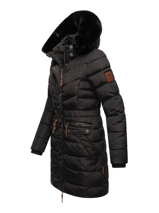 Navahoo Damen Winterjacke Paula – Extra Warm, Wasserabweisend & Mit Abnehmbarem Kunstfellkragen - Image 3