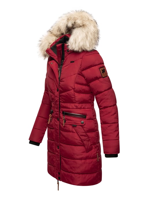 Navahoo Damen Winterjacke Paula – Extra Warm, Wasserabweisend & Mit Abnehmbarem Kunstfellkragen - Image 3