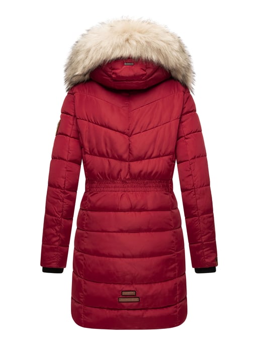Navahoo Damen Winterjacke Paula – Extra Warm, Wasserabweisend & Mit Abnehmbarem Kunstfellkragen - Image 4
