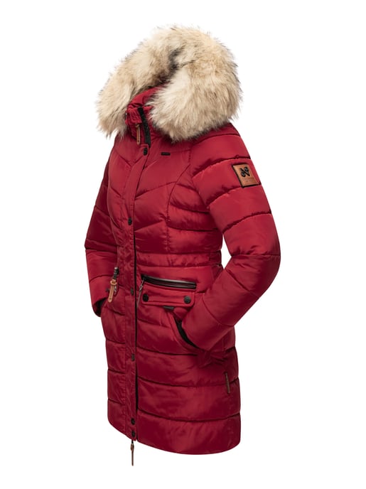 Navahoo Damen Winterjacke Paula – Extra Warm, Wasserabweisend & Mit Abnehmbarem Kunstfellkragen - Image 5