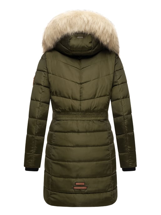 Navahoo Damen Winterjacke Paula – Extra Warm, Wasserabweisend & Mit Abnehmbarem Kunstfellkragen - Image 4