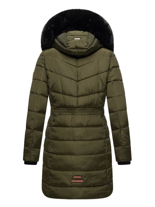 Navahoo Damen Winterjacke Paula – Extra Warm, Wasserabweisend & Mit Abnehmbarem Kunstfellkragen - Image 5