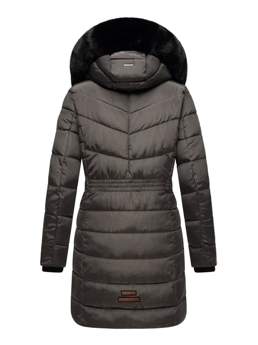 Navahoo Damen Winterjacke Paula – Extra Warm, Wasserabweisend & Mit Abnehmbarem Kunstfellkragen - Image 4