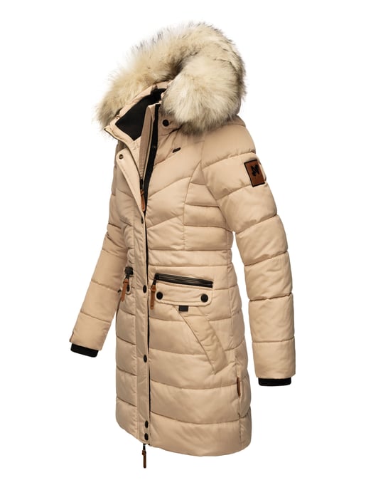 Navahoo Damen Winterjacke Paula – Extra Warm, Wasserabweisend & Mit Abnehmbarem Kunstfellkragen - Image 3