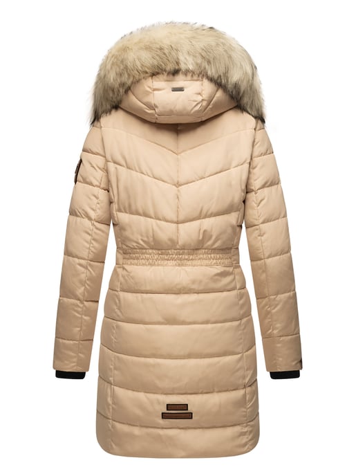 Navahoo Damen Winterjacke Paula – Extra Warm, Wasserabweisend & Mit Abnehmbarem Kunstfellkragen - Image 4
