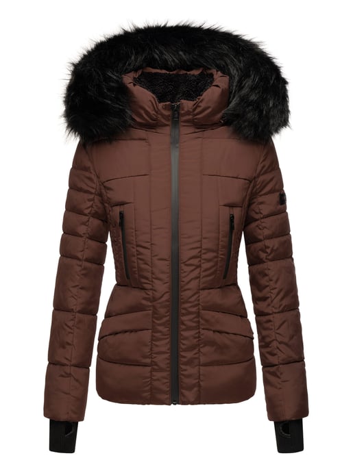 Navahoo Damen Winterjacke Adele – Warm, Mit Teddyfellfutter & Abnehmbarem Kunstfellkragen - Image 2