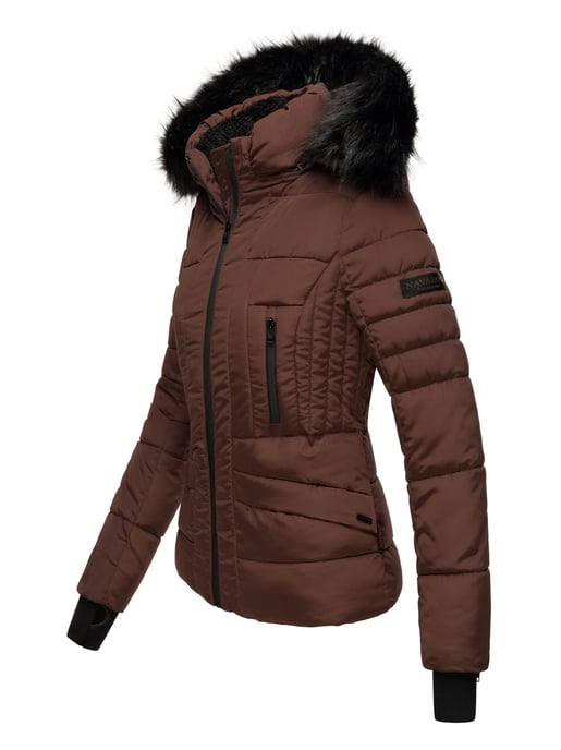 Navahoo Damen Winterjacke Adele – Warm, Mit Teddyfellfutter & Abnehmbarem Kunstfellkragen - Image 3