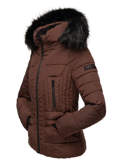 Navahoo Damen Winterjacke Adele – Warm, Mit Teddyfellfutter & Abnehmbarem Kunstfellkragen - Image 5