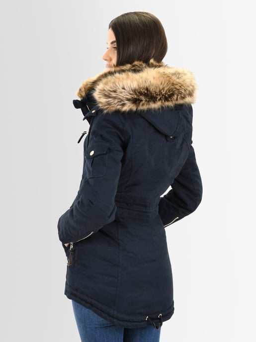 Navahoo Damen Winter Parka Daria – Klassiker, Warm & Mit Abnehmbarem Kunstfell - Image 5