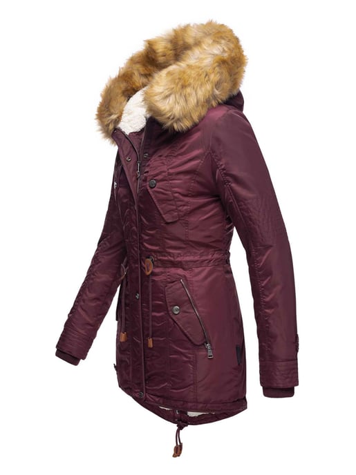 Navahoo Damen Winterjacke B399 – Warm, Wasserabweisend & Mit Abnehmbarem Kunstfellkragen - Image 2