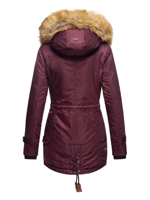 Navahoo Damen Winterjacke B399 – Warm, Wasserabweisend & Mit Abnehmbarem Kunstfellkragen - Image 3