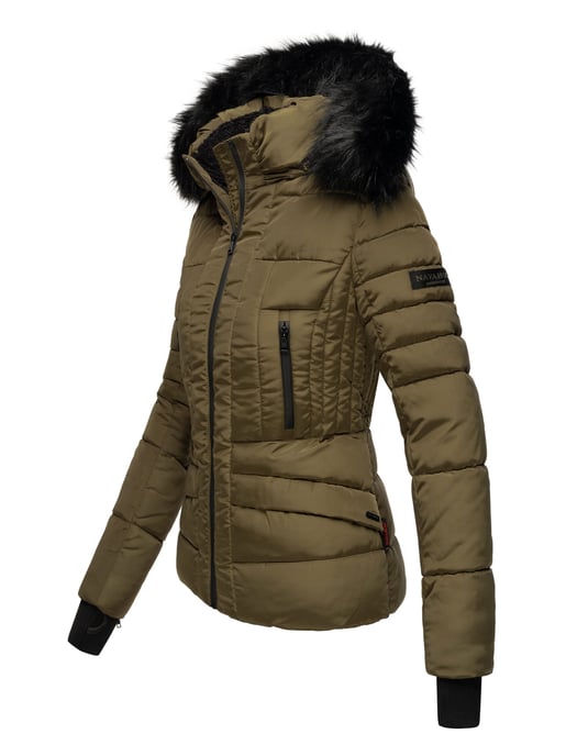 Navahoo Damen Winterjacke Adele – Warm, Mit Teddyfellfutter & Abnehmbarem Kunstfellkragen - Image 3