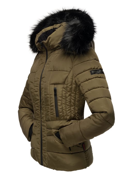 Navahoo Damen Winterjacke Adele – Warm, Mit Teddyfellfutter & Abnehmbarem Kunstfellkragen - Image 5