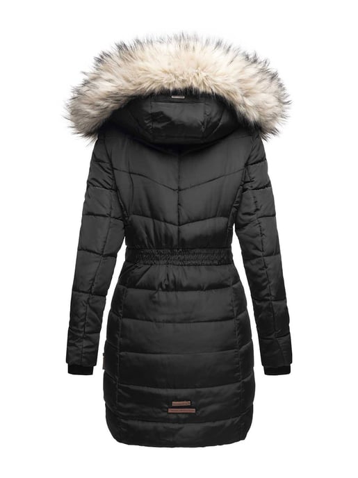 Navahoo Damen Winterjacke Paula – Extra Warm, Wasserabweisend & Mit Abnehmbarem Kunstfellkragen - Image 3