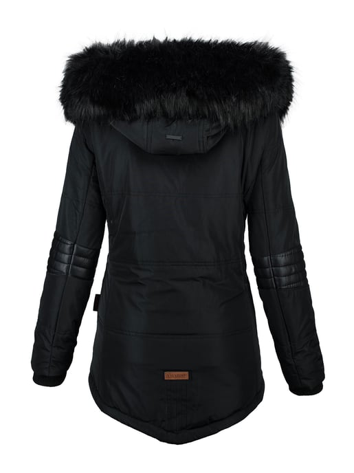 Navahoo Damen Winterjacke Nirvana – Warm, Mit Pompösem Kunstfellkragen & Teddyfellfutter - Image 3