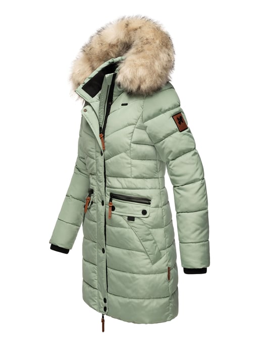 Navahoo Damen Winterjacke Paula – Extra Warm, Wasserabweisend & Mit Abnehmbarem Kunstfellkragen - Image 3