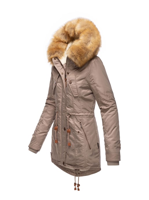 Navahoo Damen Winterjacke B399 – Warm, Wasserabweisend & Mit Abnehmbarem Kunstfellkragen - Image 3