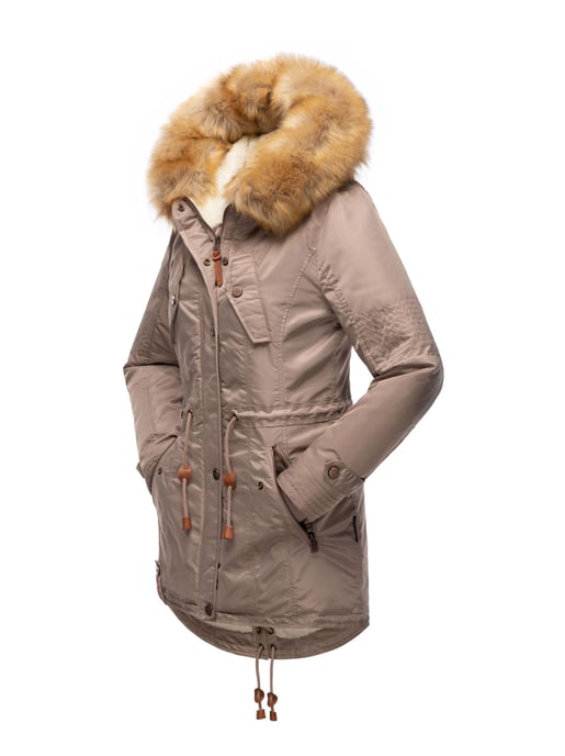 Navahoo Damen Winterjacke B399 – Warm, Wasserabweisend & Mit Abnehmbarem Kunstfellkragen - Image 4