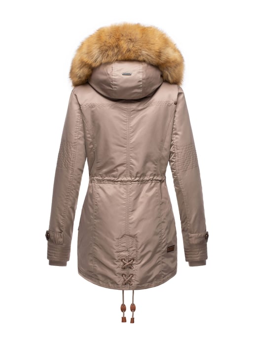 Navahoo Damen Winterjacke B399 – Warm, Wasserabweisend & Mit Abnehmbarem Kunstfellkragen - Image 5