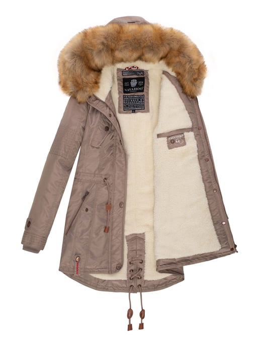 Navahoo Damen Winterjacke B399 – Warm, Wasserabweisend & Mit Abnehmbarem Kunstfellkragen - Image 6