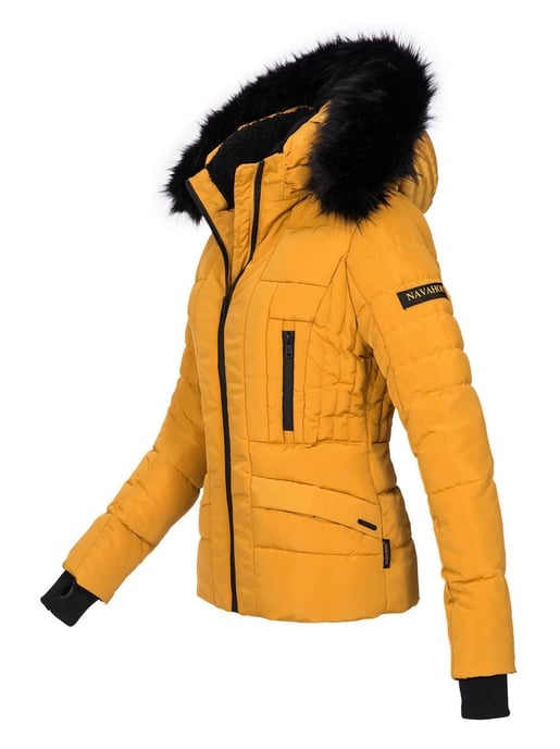 Navahoo Damen Winterjacke Adele – Warm, Mit Teddyfellfutter & Abnehmbarem Kunstfellkragen - Image 2